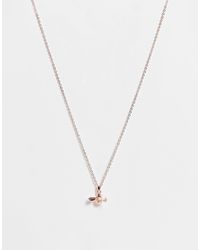 Ted Baker Bumble Bee Pendant Necklace 