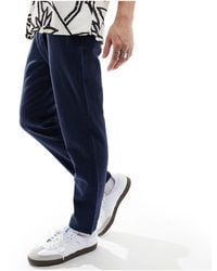 SELECTED - Slim Tapered Linen Mix Trouser - Lyst