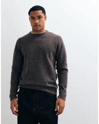 Brave Soul - Studio pull col rond chiné - Lyst