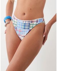 Abercrombie & Fitch - Mid Rise Bikini Bottom - Lyst