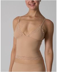 agon® - Lace Trim Cami Top - Lyst