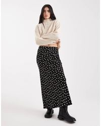 ASOS - Satin Bias Maxi Skirt - Lyst