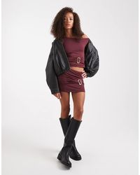 Edikted - Kenia Abstract Ring Mini Skirt - Lyst