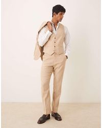 ASOS - Slim Wool Blend Suit Trousers - Lyst