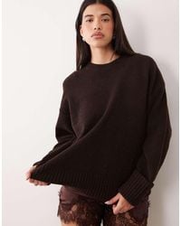 Pretty Lavish - Camille Knit Long Sleeve Sweater - Lyst
