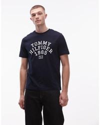 Tommy Hilfiger - Large Arch 1985 Logo T-Shirt - Lyst