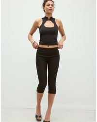 Stradivarius - Polyamide Top With Neck Detail - Lyst