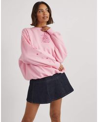 Skinnydip London - London Disney Embroidered Castle Sweatshirt - Lyst