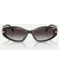 Michael Kors - Wilmington Oval Sunglasses With Lens - Lyst
