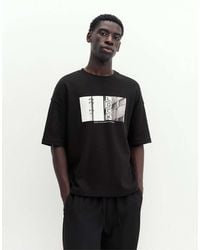 Pull&Bear - Short Sleeve Heavy Weight T-shirt Photographic - Lyst