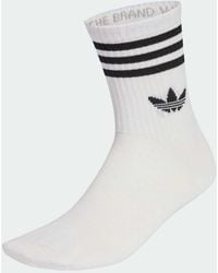 adidas Originals - 3-Stripes Crew Socks 10 Pairs - Lyst