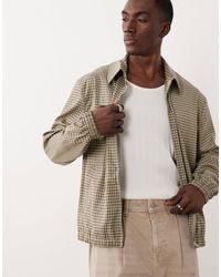 ASOS - Smart Checked Harrington Jacket - Lyst