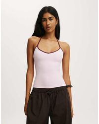 Cotton On - Hold Me Tie Halter - Lyst