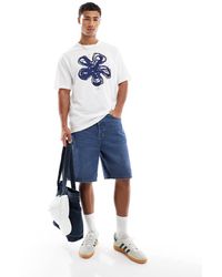 Paul Smith - Camiseta Blanca Con Logo Y Estampado De Flor De - Lyst