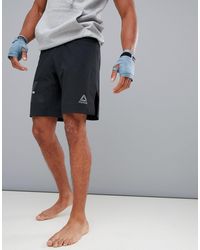 Reebok Combat Boxing Shorts In Black D96002