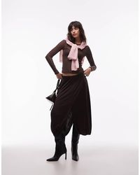 ARKET - Gedrapeerde Midi-Rok - Lyst