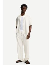 Bershka - – jogginghose aus leinenmix - Lyst