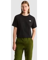 The North Face - W Evolution Simple Dome Crop Rlx Ss Tee - Lyst