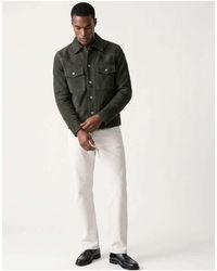 Harry Brown - Leon Suede Shacket - Lyst