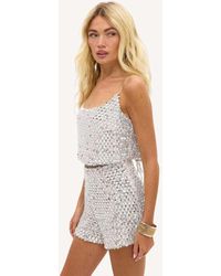 Loavies - Glitter Party Vibes Shorts With Sequins - Lyst