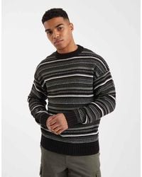Only & Sons - Textured Crew Neck Knit Jumper - Lyst