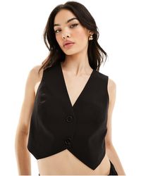 ASOS - Cropped Tailored Waistcoat - Lyst