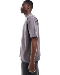 ASOS - 240gsm Heavyweight Oversized Fit T-shirt With Turtle Neck - Lyst