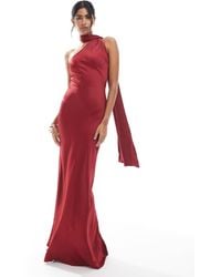 Maids To Measure - Bridesmaid Multiway Scarf Neck Maxi Dress - Lyst
