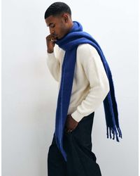 ASOS - Woven Brushed Scarf - Lyst
