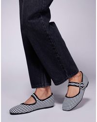Public Desire - – griffin – mary-jane-ballerinas mit vichy-karo - Lyst