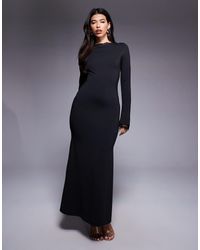 DASKA - Maxi Dress With Lace Detail - Lyst