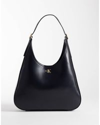 Calvin Klein - Borsa Da Spalla Nera - Lyst