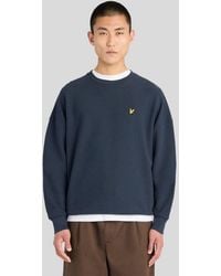 Lyle & Scott - Mid Layers Geo Rib Crewneck Sweatshirt - Lyst