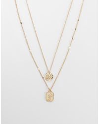 ASOS - Lot 2 colliers à pendentifs romains - dé - Lyst