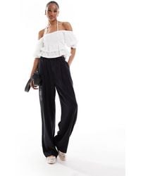 ASOS - Asos Design Tall Premium Casual Pull-on Pants With Pleat Detail - Lyst