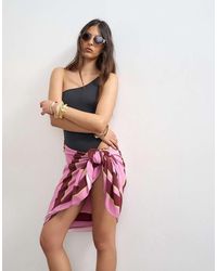 TOPSHOP - Rectangle Sarong - Lyst