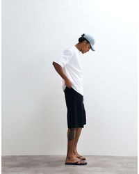 ASOS - Loose Denim Jorts - Lyst