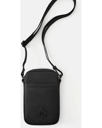 Pull&Bear - Borsa A Tracolla Gommata Nera - Lyst