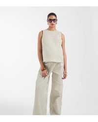 ASOS - Asos Design Maternity Seersucker Co-ord Volume Trouser - Lyst