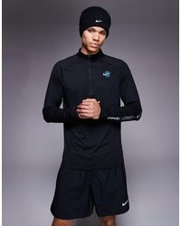 Nike - Stride Energy Dri-fit Half Zip Long Sleeve Top - Lyst