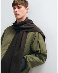 Mango - Knitted Scarf - Lyst