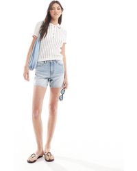 Monki - – aimo – jeans-shorts - Lyst