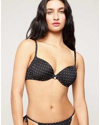 Tezenis - Polka Dot Moulded Bikini Top - Lyst