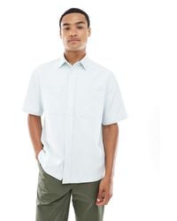 ASOS - Relaxed Shirt With Patch Pockets - Lyst