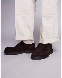 schuh - – presley – loafer zum schnüren aus wildleder - Lyst