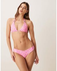 Kulani Kinis - Gelato Bloom Cheeky V Bikini Bottom - Lyst