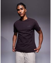 Barbour - T-Shirt Giava Con Logo Piccolo - Lyst