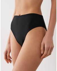Speedo - Solid Cheeky High Waist Bikini Bottom - Lyst