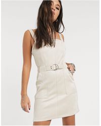 white dress bershka