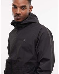 Element - Chubasquero Negro Impermeable Alder De - Lyst